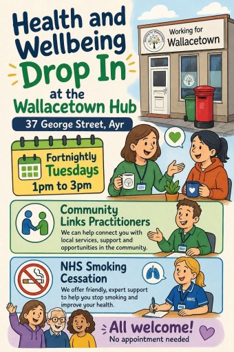 Health and Wellbeing Drop-in at Wallacetown Hub